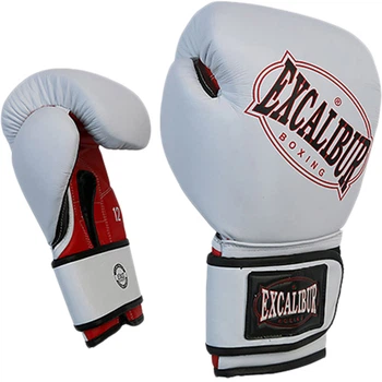 Боксерские перчатки Excalibur 536-01 Ring Star 8 унций Бело-красно-черные (536-01/08)