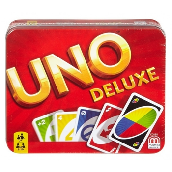 Gra planszowa Mattel Uno Kartenspiel Deluxe in Metalldose (27084378078)