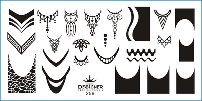 Пластина для стемпинга Designer 256