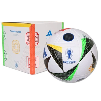 Мяч футбольный Adidas EURO24 LEAGUE BOX FUSSBALLLIEBE IN9369 №5