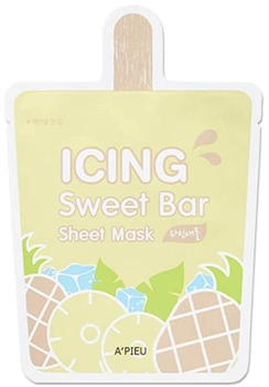 Тканинна маска A'pieu Морозиво-Ананас Icing Sweet Bar Sheet Mask Pineapple 21 г (8809530047750)