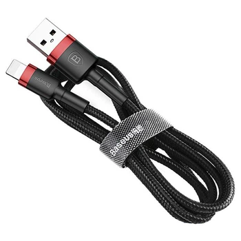 Кабель зарядний BASEUS Cafule Cable USB Lightning Red/Black 0.5 м (CALKLF-A19)