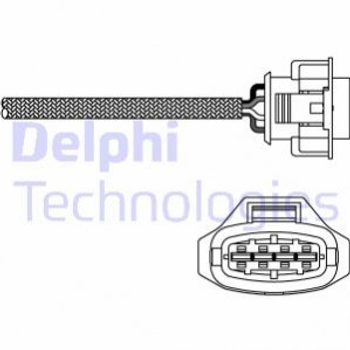 Лямбда зонд Delphi ES1079012B1 Opel Combo, Zafira 55560916, 5556O916, 855435