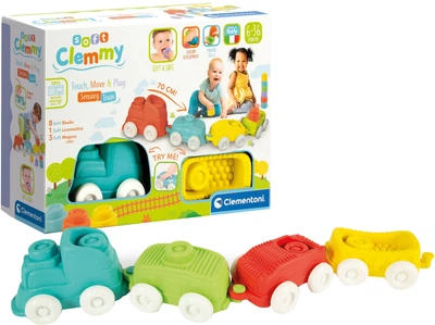 Ігровий набір Clementoni Soft Clemmy Сенсорний потяг (8005125174249)