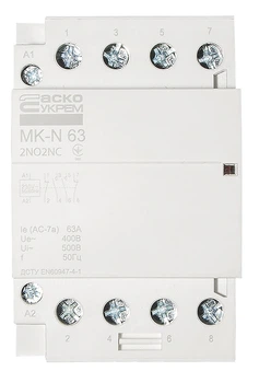 Контактор модульный 4P 63A 2NO+2NC 220V [A0040030037] MK-N АСКО