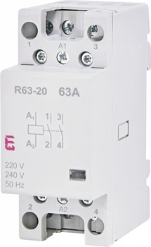 Контактор модульный 2P 63A 2NO 230V [2463482] R 63-20 ETI