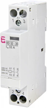 Контактор модульный 2P 32A 2NO 230V [2464077] RD 32-20 ETI