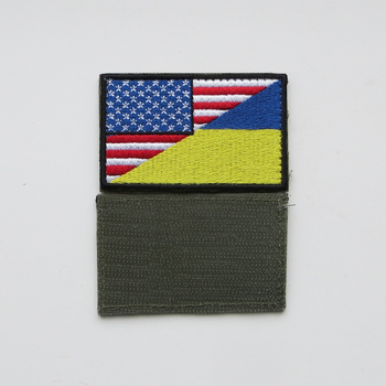 Нашивка Прапор США-України