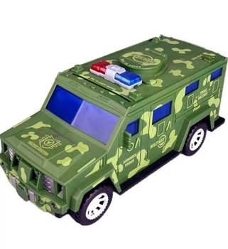 Дитяча скарбничка джип сейф AToys Hammer Camo з автоматичною їздою