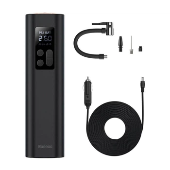 Автомобильный насос для гнезда прикуривателя&nbsp; Baseus Super Mini Inflator Pump 12V Black (CRCQ000001)
