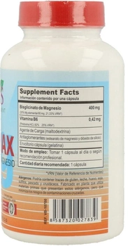 Suplement diety Vbyotics Bisglicinato De Magnesio 400 mg 120 tabletek (8587320027839)