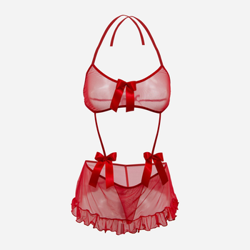 Body erotyczne damskie DKaren Alma XL Czerwone (5902230027671)