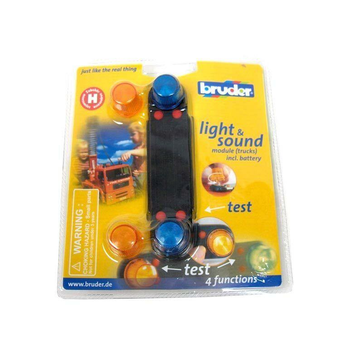 Moduł światło + dźwięk (ciężarówki) Bruder - Light and Sound Module (trucks) (4001702028015)