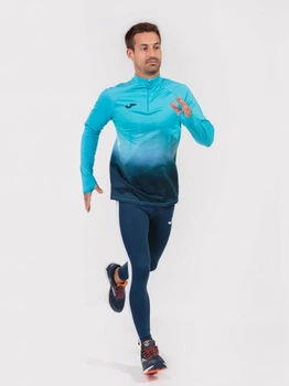 Чоловіча спортивна кофта Joma Elite VII Блакитний, Темно-синій XL (101541.013)