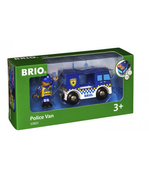 Samochód policyjny Brio Samochód policyjny ze światłem i dźwiękiem (7312350338256)