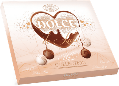 Конфеты глазированные Golski Dolce De Luxe White Collection 320 г (4820092134027)