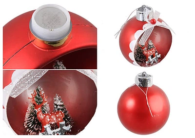 Елочный шар LED 3D фигура "New year" 11х9х6,5см AToys (0019KKP)