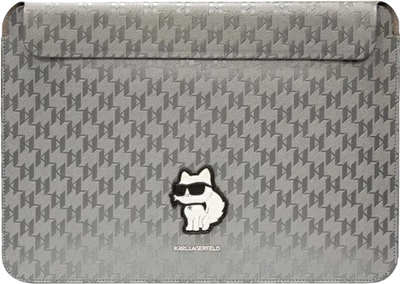Чохол для ноутбука Karl Lagerfeld Saffiano Monogram Choupette KLCS14SAKHPCG 14" Silver (3666339170585)