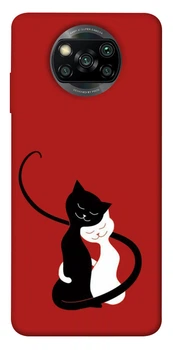 Чохол для Xiaomi Poco X3 NFC/Poco X3 Epik Print Series Закохані коти