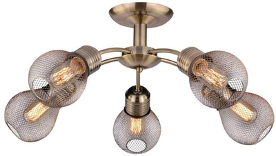 Люстра Candellux GLIVA 5х60 Е27 (35-56603) для кухні, спальні, передпокою