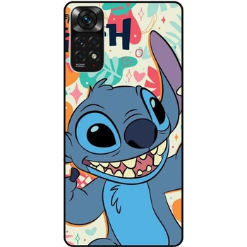 Чехол силиконовый бампер Candy для Xiaomi Redmi Note 11S / Note 11 с рисунком Stitch Стич