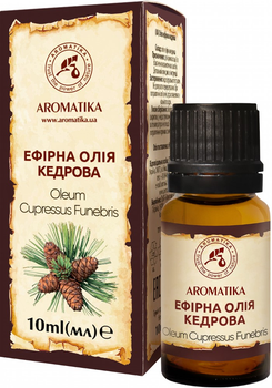 Масло эфирное Ароматика Кедровое 10 мл (48203371)