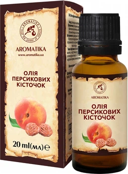 Масло Ароматика натуральное растительное персиковых косточек 20 мл (4820031050579)