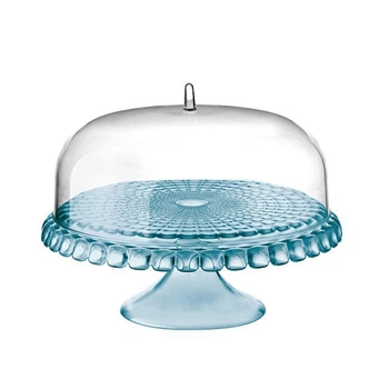 Тортовница с крышкой Guzzini Tiffany 19940081 28x36x36см синяя 4070023