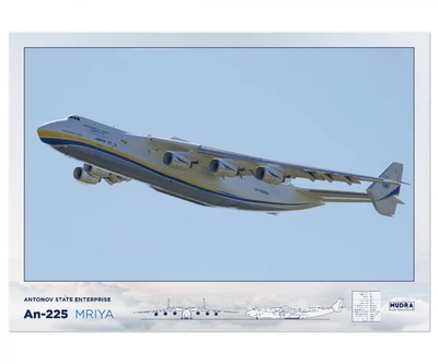 Постер CP Ан-225 Мрія, Авіація 84х60 см (203)