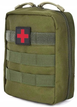Тактична аптечка армійська сумка для медикаментів Edibazzar 305029621145 хакі