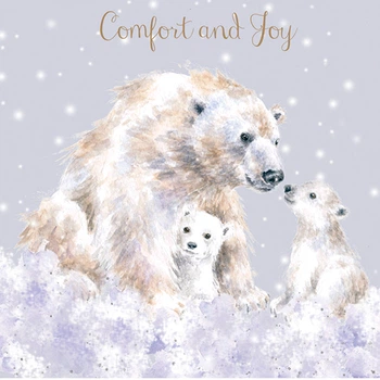Открытка 12x12см, Comfort and Joy Wrendale designs (101004883)