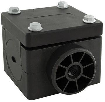 Коробка розподільна Qoltec 16 - 35 мм Black (5901878542454)