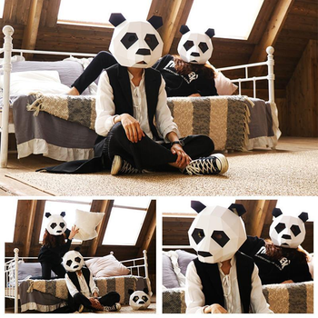 STAY WELL Animal Mask - Panda loksnes sejas maska - Tradehouse