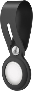 Чохол-брелок Uniq Vencer Silicone для Apple AirTag Grey (8886463677339)