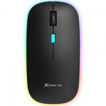 Мышка беспроводная XTRIKE ME GW-113 Bluetooth 3200dpi 4кн 7 режимов RGB черная