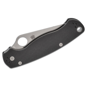 Ніж складальний Spyderco Para Military 2 Left Hand G-10 Black замка Compression Lock C81GPLE2