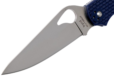 Ніж складальний Spyderco Byrd Cara Cara 2 FRN Blue тип замка Back Lock BY03PBL2