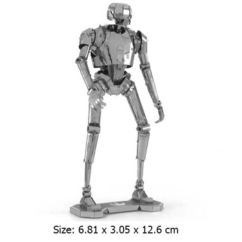 3D металевий пазл Дроїд Star Wars K-2SO