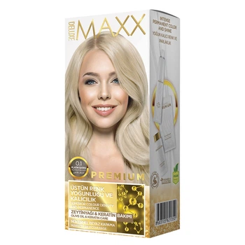 Фарба для волосся MAXX Deluxe 0.1 Платиновий блонд 50 мл+50 мл+10 мл