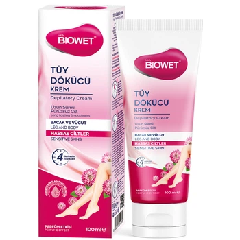 Крем Biowet для депіляції для чутливої шкіри 100 мл