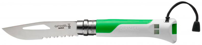 Нож Opinel 8 Outdoor Бело-зеленый (2046642)