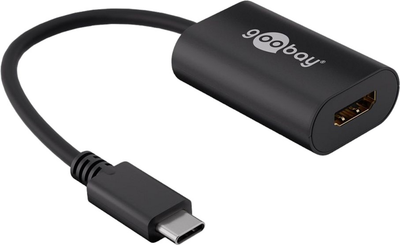 Adapter Goobay USB Type-C - HDMI czarny (4040849385322)