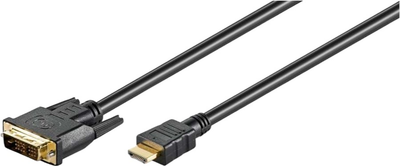 Kabel Goobay HDMI - DVI czarny 2 m (4040849515804)
