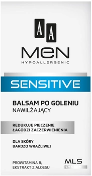 Balsam po goleniu AA Cosmetics Men Sensitive Moisturizing After-Shave Balm 100 ml (5900116020310)