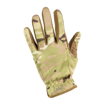Тактические перчатки военные M-Tac Scout Tactical Mk.2 Multicam рукавицы защитные закрытые пальцы зимние MC