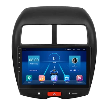 Штатная магнитола Lesko для Mitsubishi Outlander Sport I 2010-2013 экран 10" 4/32Gb 4G Wi-Fi GPS Top Аутлендер