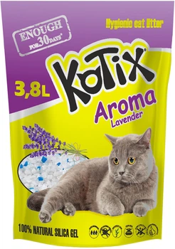 Наповнювач для котячого туалету Kotix 3.8 л Лаванда (4820266661298)