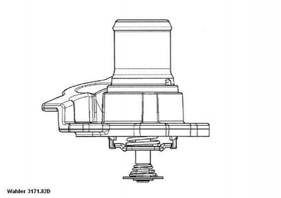 Термостат WAHLER 3171.82D Fiat Ducato; Peugeot Boxer 504017209