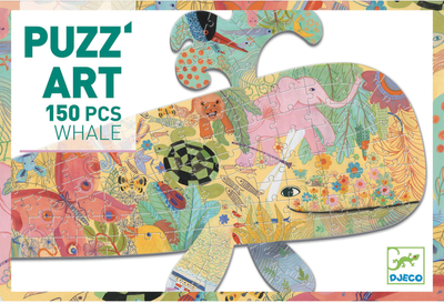 Puzzle klasyczne Djeco Puzz'Art Whale 35 x 25 cm 150 elementów (3070900076587)