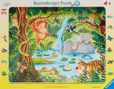 Puzzle klasyczne Ravensburger Jungle Dwellers Puzzle 70 x 50 cm 24 elementów (4005556061716)